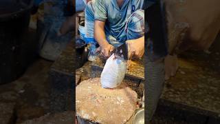 Amazing Bhetki Fish Cutting Skills In Bangladesh Fish Market By Expert Cutter shorts [upl. by Ardnosal]