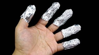 12 Life hacks for aluminium foil [upl. by Aisnetroh]