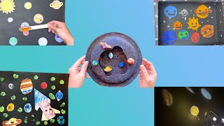 Solar system compilation  easy solar system projects for kids  solar system projects for home [upl. by Ardyce]