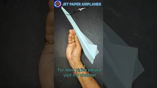 JET PAPER AIRPLANE jet airplane shorts viral [upl. by Angy]