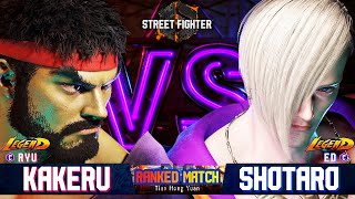 SF6🔥 Kakeru RYU Vs Shotaro ED Great Gameplay amp Combos 🔥SF6 DLC Replays 🔥 [upl. by Varney]