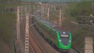 China Railway CR200J EMU train running on NanjingQidong Railway [upl. by Ynavoj134]