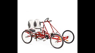 Quadracycle 21 Speed 4 Wheel Pedal Bikes [upl. by Boswell]