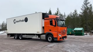 Köp Lastbil kyl och frys MercedesBenz Actros 2548 på Klaravik [upl. by Nyrac82]