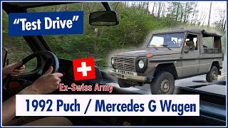 Mercedes G Wagen Swiss Army Surplus Steyr Daimler Puch 230GE W461 [upl. by Aivuy847]