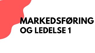 Markedsundersøkelser [upl. by Enylhsa623]