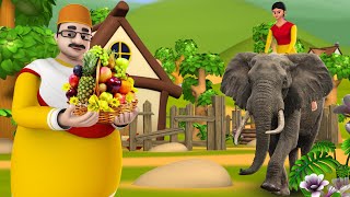 Tailor and Elephant Tamil Story  தையல்காரர் மற்றும் யானை தமிழ் கதை  Animated Short Stories [upl. by Bois]