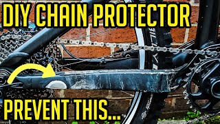 MTB Chain Protector  DIY Chain Protector [upl. by Uht]