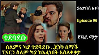 🛑Yaltabese Enba Episode 96 ያልታበሰ እንባ ክፍል 96ሰሊምናካያ ተደባደቡ ጀነት ሰማችፒናርንሰሊም ካያከአፈነበትአስለቀቃታአለቻትAtronos [upl. by Nomrah177]