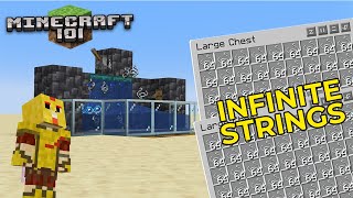 Minecraft INFINITE STRING Duper Tutorial  Minecraft 121 Farm Work Until 1211 [upl. by Mert592]