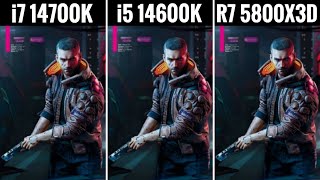 i7 14700K vs i5 14600K vs Ryzen 7 5800X3D  RTX 4090 [upl. by Initof]