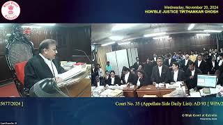 20 November 2024  Court No 35  Live Streaming of the Court proceedings [upl. by Ditzel]