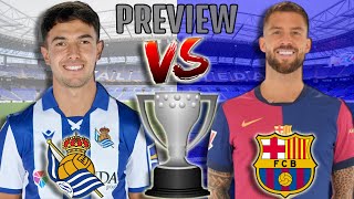 🎥 Real Sociedad vs Barcelona  Match Preview La Liga 20242025 [upl. by Leiram]