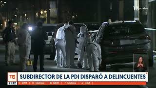 Subdirector de la PDI frustra encerrona a disparos con arma de servicio disparó al menos ocho veces [upl. by Ethelbert]