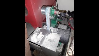 1x30 HARBOR FREIGHT CENTRAL MACHINERY BELT GRINDER MOD [upl. by Hedy]