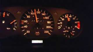 Mercedes Benz W124 230 CE acceleration 0100 [upl. by Ogu]