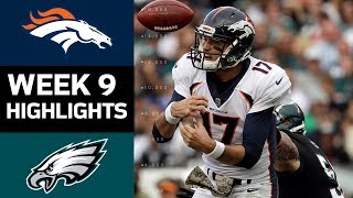 Broncos vs Eagles  NFL Week 9 Game Highlights [upl. by Inar]