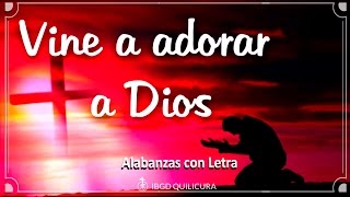 Vine a adorar a Dios  Alabanza con letra [upl. by Anniken]