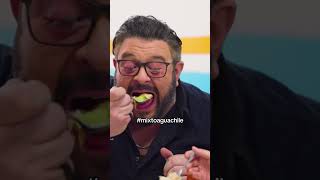 Adam Richman eats 4 of the SPICIEST streetfood dishes in NYC 🌶️ [upl. by Yderf]