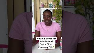 Castor Oil vs Rosemary Oil for Hair Growth which is better [upl. by Etnoval68]