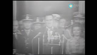 Perón expulsa a Montoneros de la plaza de Mayo 01051974 [upl. by Irtimed87]