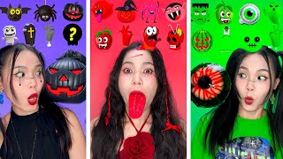 Eating Halloween Food ASMR Mukbang Compilation 👻 [upl. by Domeniga]