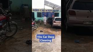 Vitz Car Interior Cleaning carswash autocarwash carcare carwashservice freshridescarwashtaunsa [upl. by Malan581]