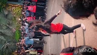 MVGR students flash mob khiladiraviteja eee it civil chemical ece [upl. by Senalda885]