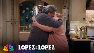 George Lopez Introduces His Sponsor to His Family  Lopez vs Lopez  NBC [upl. by Ayekehs]