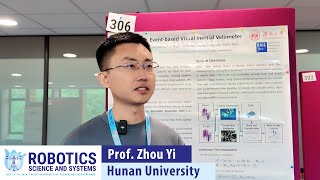 Interview at RSS 2024  Eventbased Visual Inertial Velometer by Dr Zhou Yi [upl. by Yordan896]