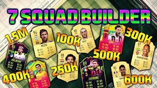 FIFA 19 SQUAD BUILDER 100K 250K 300K 400K 500K 600K 15M SQUAD BUILDER FUT CHAMPIONS FIFA 19 [upl. by Tadio109]