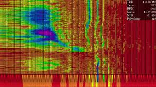 Black MIDI gedagedigedagedo wav2mid test  444 million notes [upl. by Orsino212]