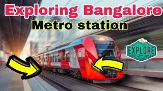 Exploring Bangalore metro train 😱  rtcuday5322 [upl. by Oiramaj]