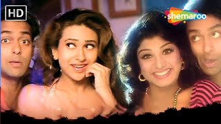 Oonchi Hai Building Lift Teri Band  ऊंची है बिल्डिंग  Salman K Karishma K Rambha  Judwaa 1997 [upl. by Yrehc559]