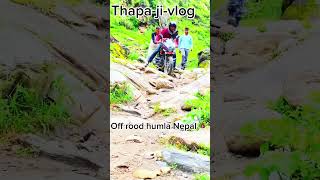 Thapajivlog offroad humla Nepal 🇳🇵 bike rider [upl. by Akinar]