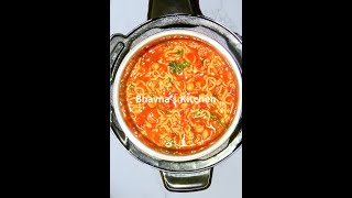 Easy Chickpea Noodles Soup Video Recipe  Bhavnas Kitchen [upl. by Ev]