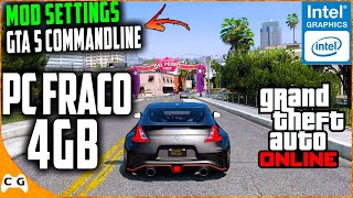 GTA 5 PARA PC BEM FRACO  GTA V COMMANDLINE 2021 Tira a Sombra Intel HD Graphics [upl. by Brawley]