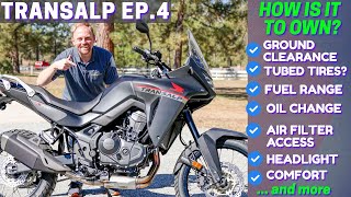 Honda Transalp 750  Maintenance Practicality amp Ownership Experience EP4 [upl. by Nahtnamas]