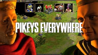 Im uploading every game of AOE2 I play until I die in 4K  405 Pikeys Everywhere [upl. by Necyrb]