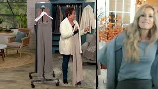 Barefoot Dreams CozyChic Lite Ribbed Inset Pants on QVC [upl. by Aik]