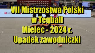 Teqball w Mielcu  Upadek zawodniczki [upl. by Fleeta815]