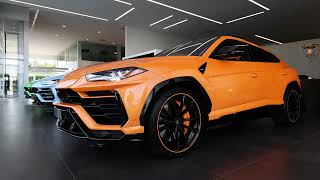 CHECK OUT this 2021 Lamborghini Urus Pearl Capsule in Arancio Borealis [upl. by Anurb]