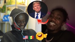 Wally seck a fallu😂  trump laalay bayèl😂🇸🇳🇺🇸 [upl. by Eltsyrhc931]