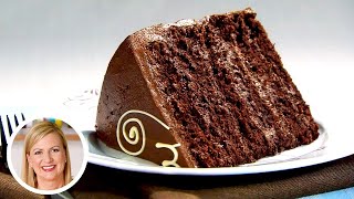 Professional Baker Teaches You How To Make CHOCOLATE CAKE [upl. by Dewees]