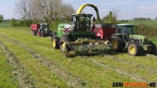 ENSILAGE DE RAYGRASS  JOHNDEERE 7380i [upl. by Tobiah]