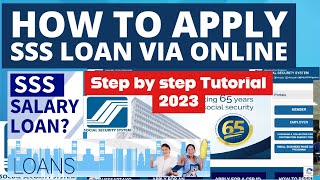 How to Apply SSS Loan via Online 2023 [upl. by Ryter]