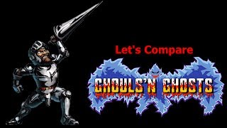 Lets Compare  Ghouls n Ghosts [upl. by Aihsekram]