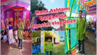 DurgPuja2024AssameseVlogsAshtamiVlogsPujaDugapujaVlogNextstepfamily ripamsvlog [upl. by Ailedua646]