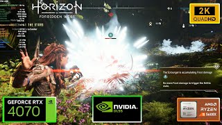 Horizon Forbidden West RTX 4070 Ryzen 5 5600X 1440p Ultra Settings DLSS Quality FG ON [upl. by Ninetta]