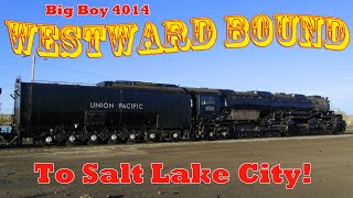 We are out there chasing the BIG BOY 4014 A Quick Preview  Evanston to Salt Lake [upl. by Leyameg]